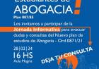 Jornada informativa nuevo plan de estudios de abogacía en la FADECS – UNCo -