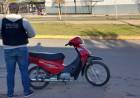 Recuperan motocicleta con pedido de secuestro 