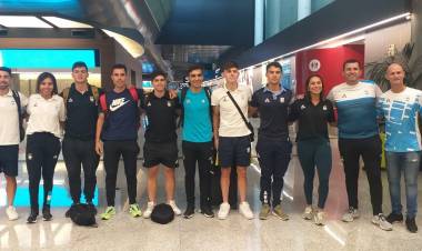 La Selección Argentina partió rumbo a USA para disputar el Campeonato Panamericano de pista