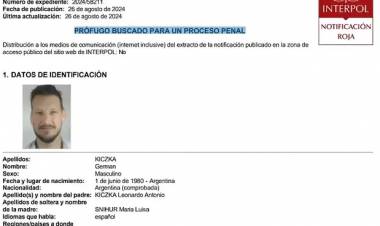 Interpol emitió un alerta roja por la búsqueda del diputado Germán Kiczka, acusado de pedofilia