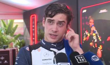 Franco Colapinto y su actuación en Singapur: "Hice todo bien, lo mejor que pude"