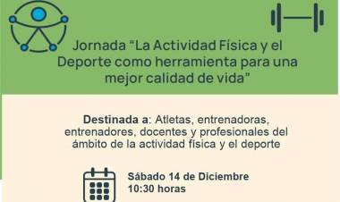 Jornadas de concientización y formación para atletas, entrenadoras/es docentes y profesionales