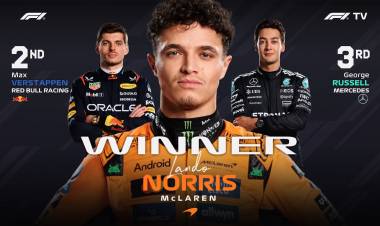 F1 Australia 2025: Norris gana a Verstappen en un dramático cierre por lluvia