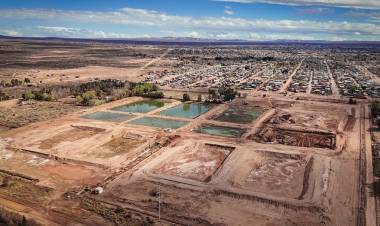 Ampliación de la planta de efluentes clocales de Plaza Huincul: 