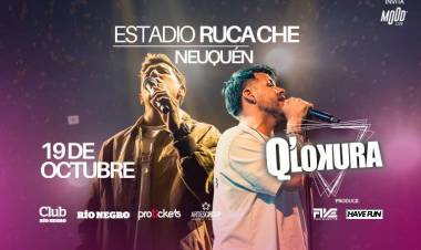 Q’ Lokura llega a Neuquén con un show histórico en el Estadio Ruca Che
