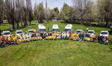 Neuquén equipa a sus brigadistas ante el riesgo inminente de incendios forestales