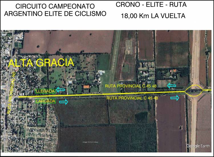 Se viene el Campeonato Argentino de ruta para categorías Elite, Sub 23 y Ciclismo Adaptado 