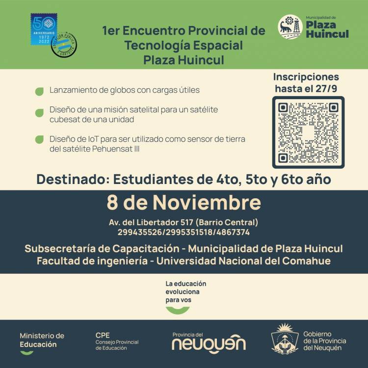 Primer  Encuentro Provincial de Tecnología Espacial,