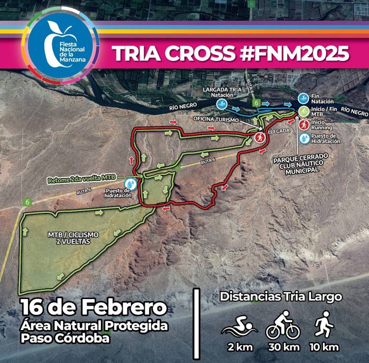Triatlón Cross Fiesta Nacional De La Manzana 2025 – 