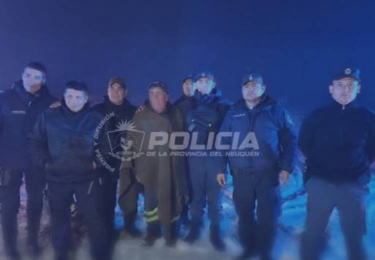  Trans intensa búsqueda, hallan sano y salvo a un hombre en el paraje Portezuelo Chico