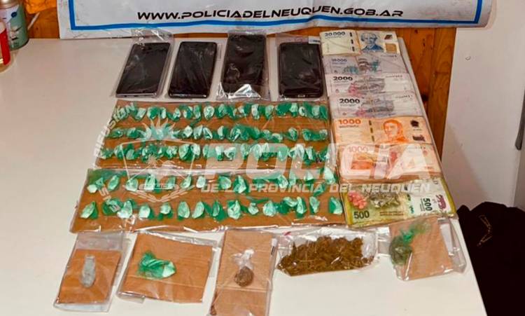 Nuevo golpe al microtráfico en Plaza Huincul 