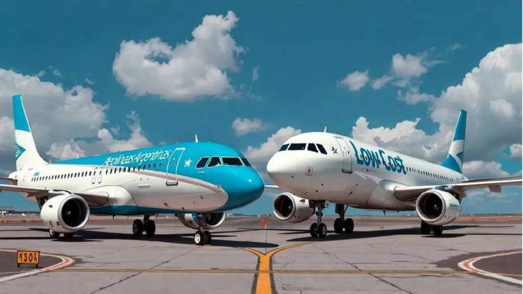 Con tarifas ultra agresivas, las low cost copan el cielo y le quitan terreno a Aerolíneas Argentinas