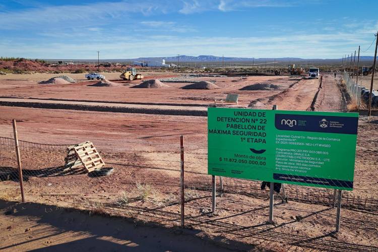 Comenzó La Obra Del Nuevo Pabellón De Máxima Seguridad En La U22 De Cutral Co