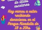 Te invitamos a colaborar en la colecta solidaria de útiles escolares de Plaza Huincul 