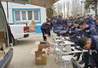 Plaza Huincul. Entrega de uniformes a los proximos agentes de seguridad 