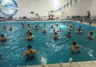 Aqua gym en el natatorio del Club Plaza