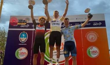 Sergio Fredes se quedó con el prólogo de la vuelta de Mendoza 2024