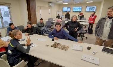 Temporal de Nieve: Provincia coordina acciones desde el COE