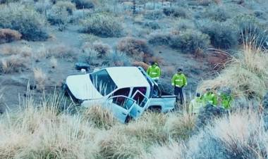 Fatal accidente en Piedra del Águila: murió una mujer de 75 años