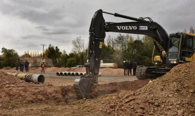 La ampliación de la red cloacal de barrio Norte permitirá la conexión a más de 300 familias