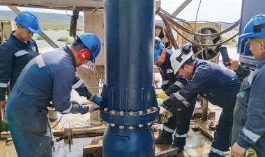 EPAS puso en marcha un nuevo equipo de bombeo en la Comarca