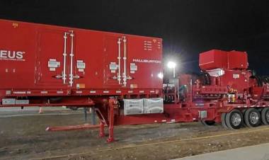 Halliburton lleva a Vaca Muerta un equipo eléctrico de perforación que consume como 30.000 hogares
