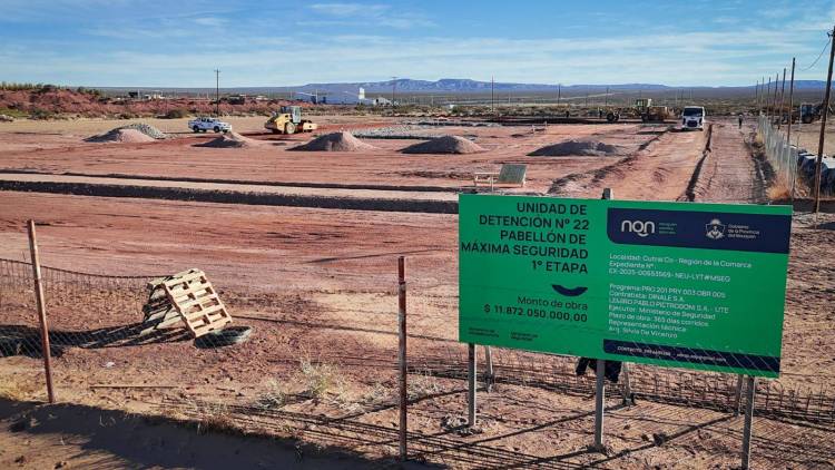 Comenzó La Obra Del Nuevo Pabellón De Máxima Seguridad En La U22 De Cutral Co