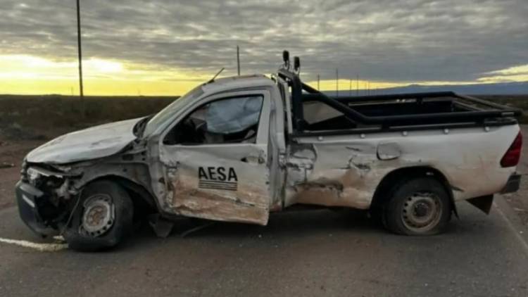 Choque en la Ruta 7: despliegue de emergencia en el acceso a Bandurria Norte