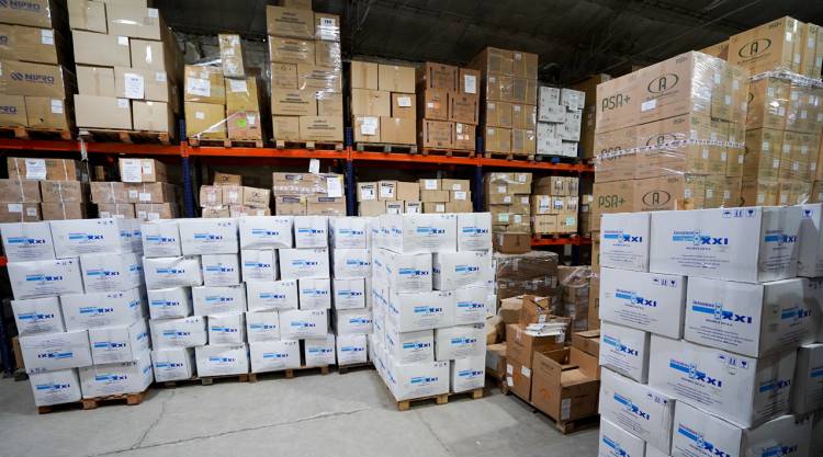 Llegaron insumos de esterilización al Depósito Central de Salud