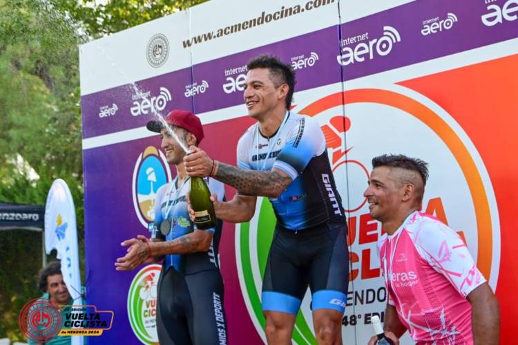 Mauricio Páez se quedó con la primera etapa de La Vuelta de Mendoza 2024