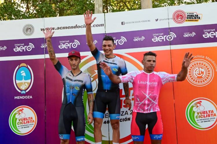 Mauricio Páez se quedó con la primera etapa de La Vuelta de Mendoza 2024