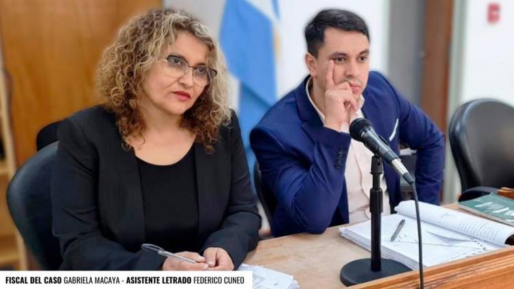 La fiscal del caso Gabriela Macaya y el asistente letrado Federico Cuneo presentaron un acuerdo para unificar la condena de Claudio David Ramos