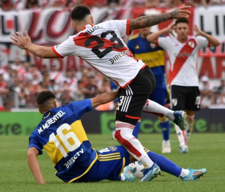 River y Boca empataron 1-1 en el Superclásico por la Copa de la Liga
