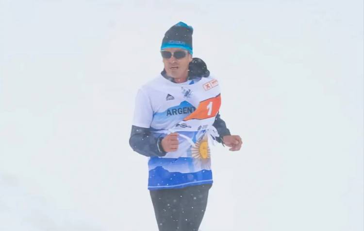 Javier CARRIQUEO TOP 10 del SKY SNOW (KV Vertical sobre nieve)