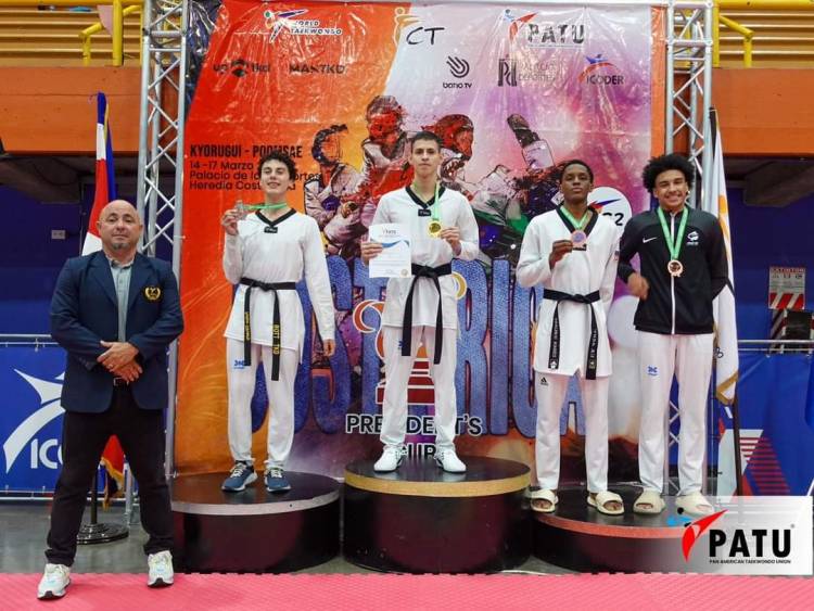 Jose Luis Acuña MEDALLA DE ORO en el Torneo Internacional G2 Copa Presidente en Costa Rica