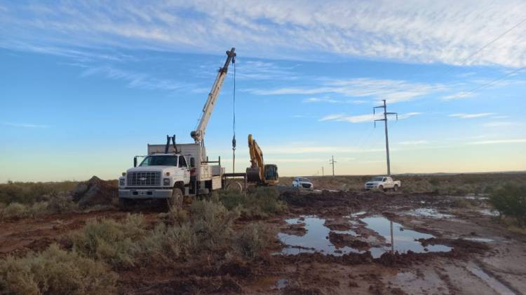 El EPAS avanza con la reparación del acueducto los barreales