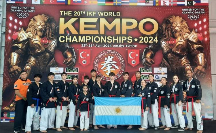 Otro día productivo para Argentina en Mundial de Kempo Turquía/2024