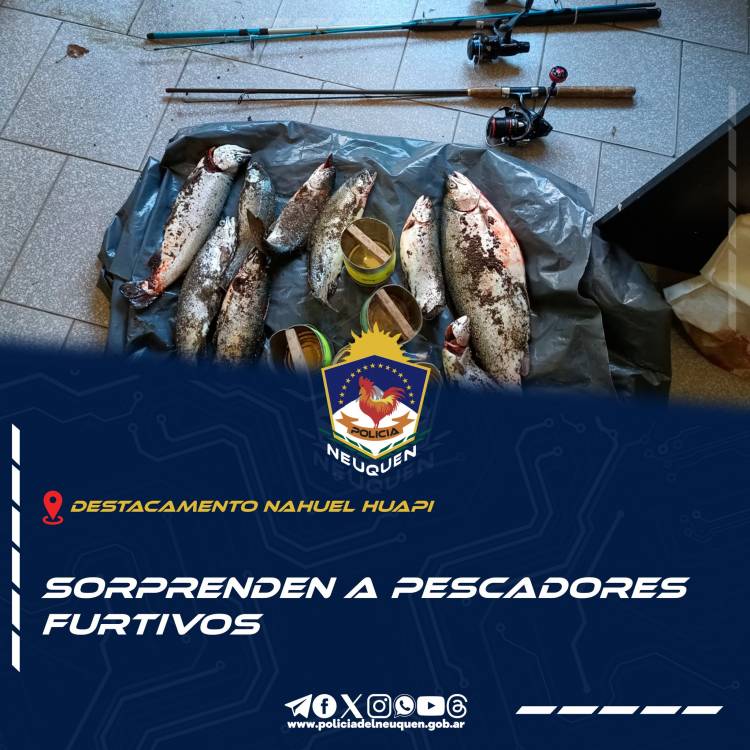 Sorprenden a pescadores furtivos 