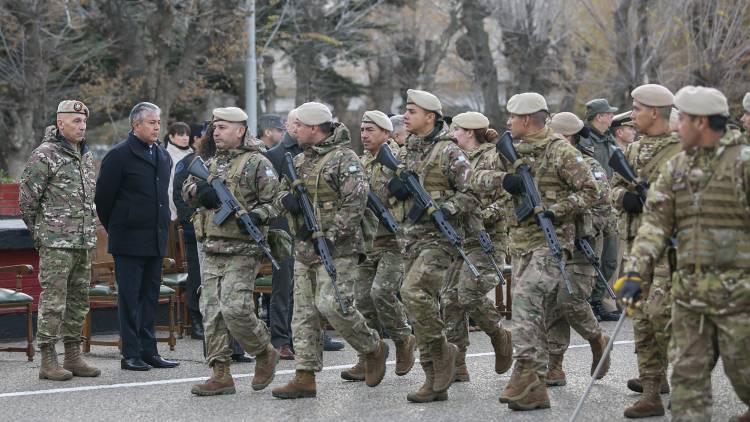 Figueroa participó de la celebración por los 214 años del Ejército Argentino
