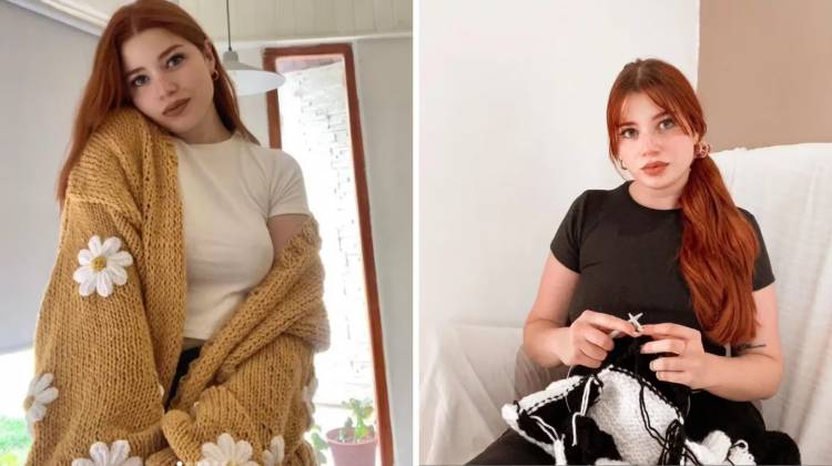 Carla arrancó su emprendimiento de tejidos con $400 y hoy le da trabajo a estudiantes, amas de casa y jubiladas