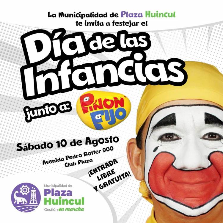 Plaza Huincul se prepara para celebrar del Día de las infancias