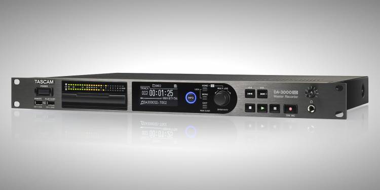 TASCAM lanza el DA-3000SD: masterización de audio de alta definición con tecnología avanzada