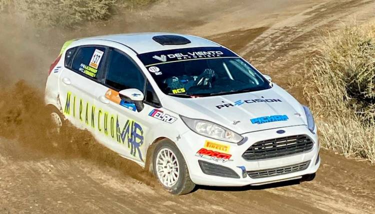 Adrián Altamirano se llevo la 7ma Fecha del Rally Neuquino en Piedra del Águila