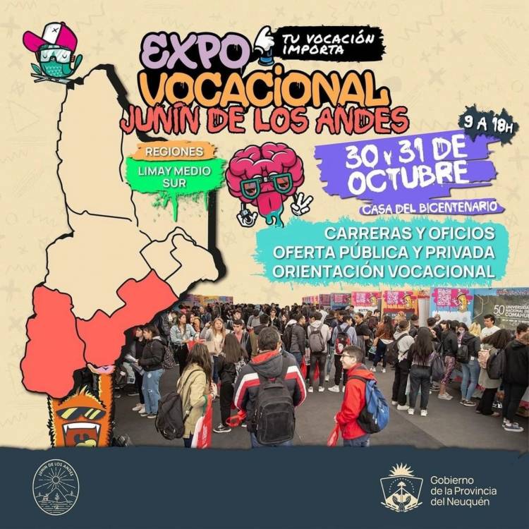 JUNIN DE LOS ANDES Comenzó la Expo Vocacional en el Sur Neuquino 