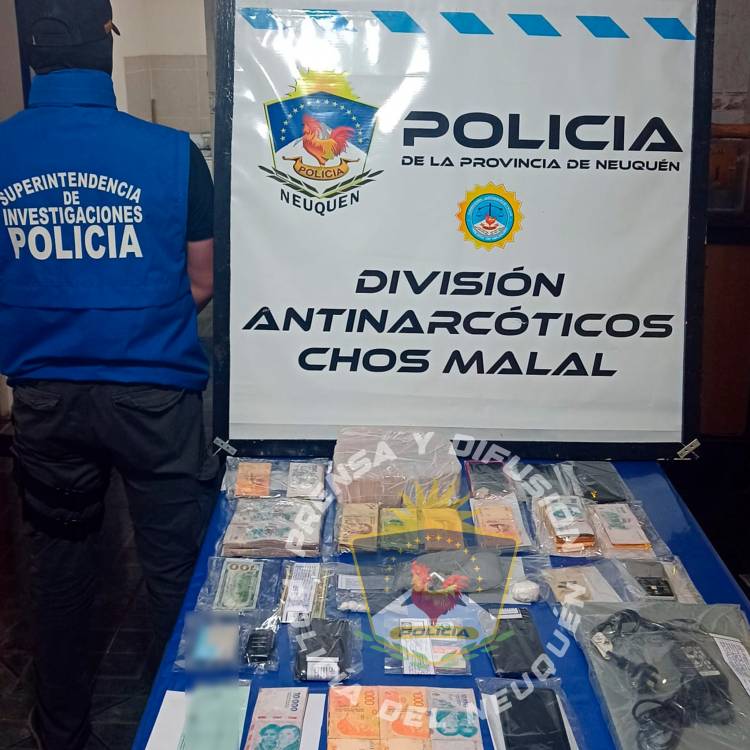 Secuestran seis millones de pesos en estupefacientes