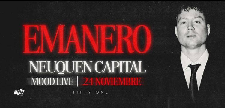 Emanero llega a Neuquén y agregó una nueva fecha por entradas agotadas