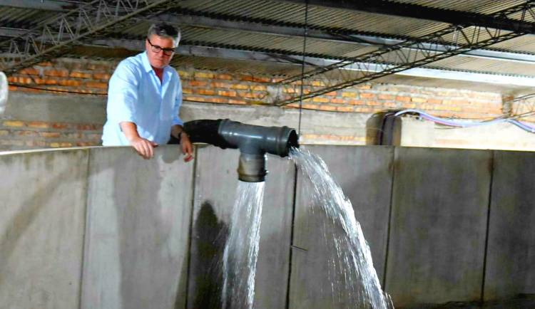 Plaza Huincul aumentó la capacidad de reserva para el barrio  Altos Del Sur