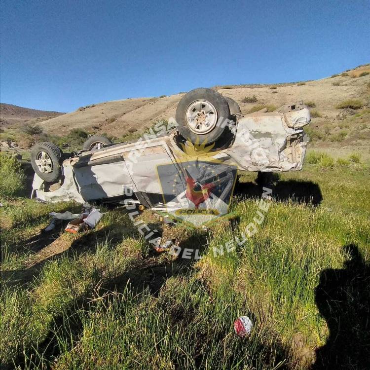 Dos personas fallecidas en siniestro vial