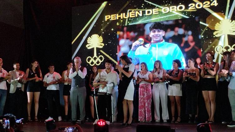 Iñaki Basiloff se quedó con el Pehuén de oro al deportista del año