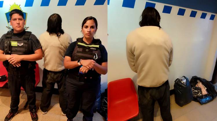 Demorado por sustraer ropa de un local comercial 